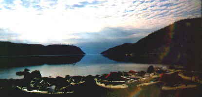 Vue de l'anse aux petites �les